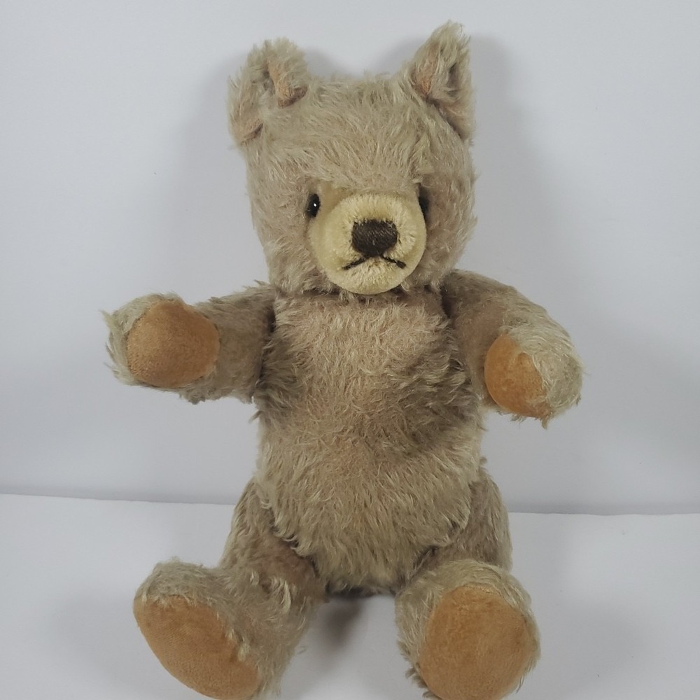 Steiff Classic Teddy Bear Mohair 15" Blonde Fully Jointed 1950/1960s? No Button